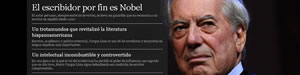 Mario Vargas Llosa gana el Permio Nobel